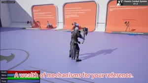 Generic Combat System — Fab combat arena / 本地演示